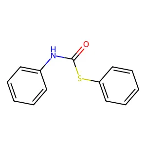 S-苯基N-苯基硫代氨基甲酸酯 structure