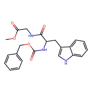 Z-Trp-Gly-OCH3 structure