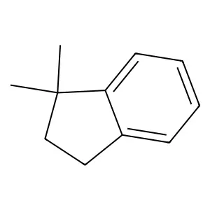 2,3-dihydro-1,1-dimethyl-1H-indene structure