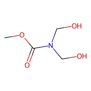 Carbamic acid, N,N-bis(hydroxymethyl)-, methyl ester structure