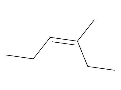 3-Methyl-3-hexene structure