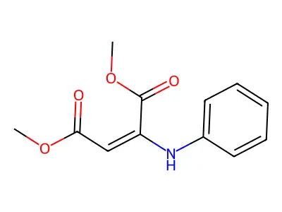 Dimethyl 2-(Phenylamino)-2-butenedioate structure