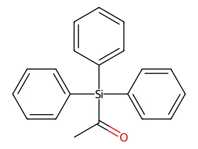Acetyltriphenylsilane structure