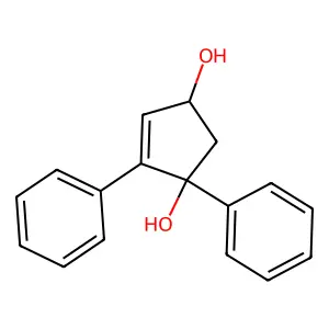 1,5-Diphenylcyclopent-4-ene-1,3-diol structure