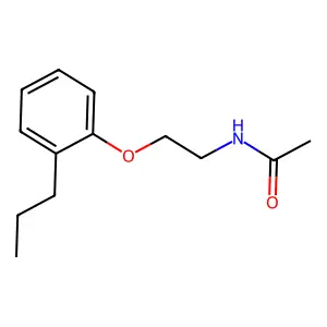 N-[2-(2-Propylphenoxy)ethyl]acetamide structure