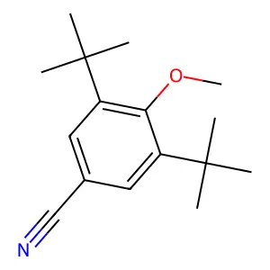 3,5-Ditert-butyl-4-methoxybenzonitrile structure