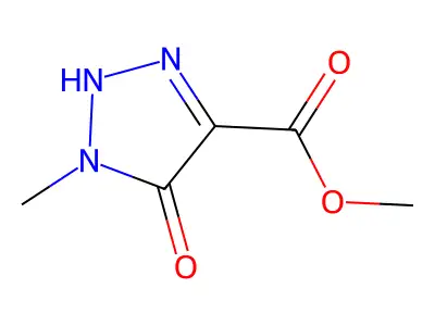 Methyl 5-hydroxy-1-methyl-1H-1,2,3-triazole-4-carboxylate structure
