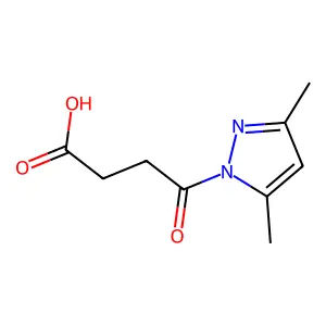 4-(3,5-dimethyl-1H-pyrazol-1-yl)-4-oxobutanoic acid structure