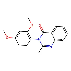 3-(2,4-Dimethoxyphenyl)-2-methyl-4(3H)-quinazolinone structure