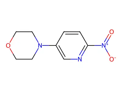 4-(6-Nitropyridin-3-yl)morpholine structure