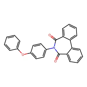 6-(4-phenoxyphenyl)-5H-dibenzo[c,e]azepine-5,7(6H)-dione structure