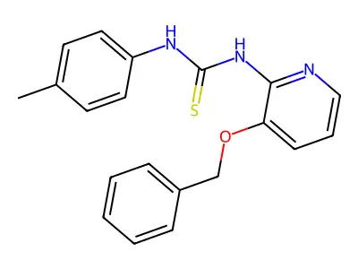 1-(4-Methylphenyl)-3-(3-phenylmethoxypyridin-2-yl)thiourea structure