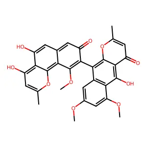 Asperpyrone A structure