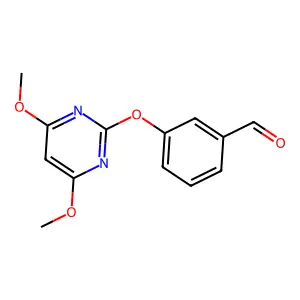 3-[(4,6-Dimethoxy-2-pyrimidinyl)oxy]benzaldehyde structure
