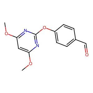 4-[(4,6-Dimethoxy-2-pyrimidinyl)oxy]benzaldehyde structure