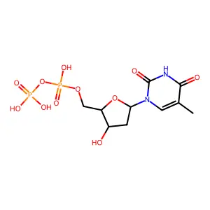 胸苷二磷酸 structure