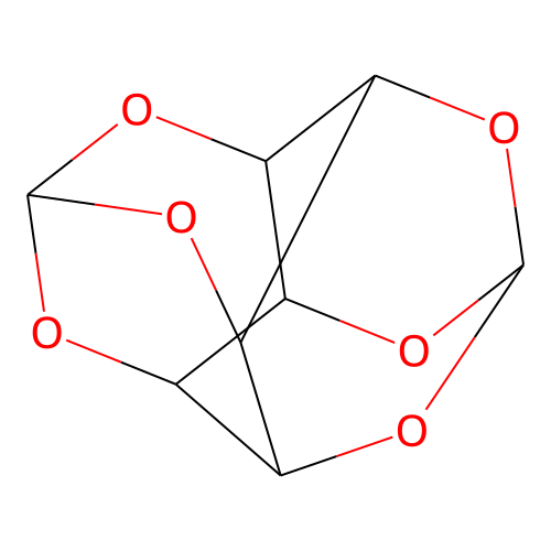 Hexaoxadiamantane structure