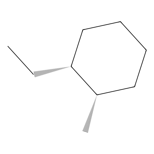 1-Methyl-cis-2-ethylcyclohexane structure