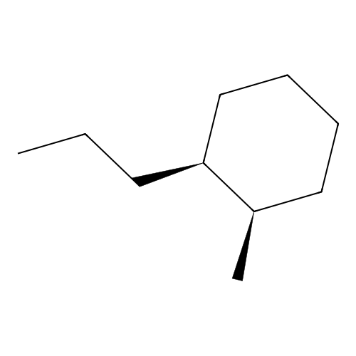 cis-1-Methyl-2-propylcyclohexane structure