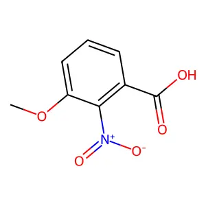 3-Methoxy-2-nitrobenzoic acid structure