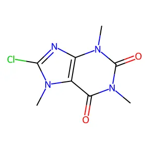8-Chlorocaffeine structure