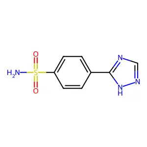 1H-1,2,4-Triazole, 5-(p-sulfamoylphenyl)- structure