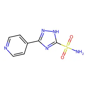 1H-1,2,4-Triazole-3-sulfonamide, 5-(4-pyridyl)- structure