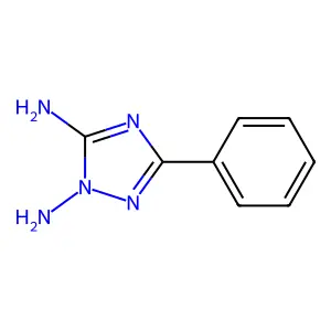 1H-1,2,4-Triazole, 1,5-diamino-3-phenyl- structure