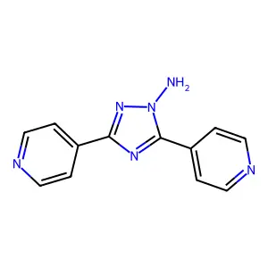 1H-1,2,4-Triazole, 1-amino-3,5-bis(4-pyridyl)- structure