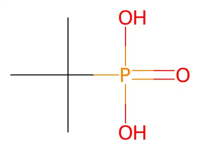 Phosphonic acid, (1,1-dimethylethyl)- structure