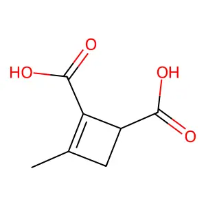 3-甲基-2-环丁烯-1,2-二甲酸 structure