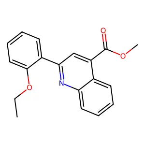 Methyl 2-(2-ethoxyphenyl)quinoline-4-carboxylate structure