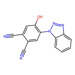 4-(Benzotriazol-1-yl)-5-hydroxybenzene-1,2-dicarbonitrile structure