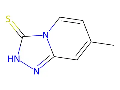 s-Triazolo[4,3-a]pyridine-3-thiol, 7-methyl- structure