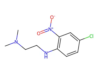N'-(4-chloro-2-nitrophenyl)-N,N-dimethylethane-1,2-diamine structure