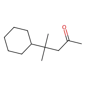 2-Pentanone, 4-cyclohexyl-4-methyl- structure