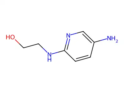 2-[(5-Aminopyridin-2-yl)amino]ethanol structure