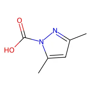 3,5-Dimethyl-1H-pyrazole-1-carboxylic acid structure