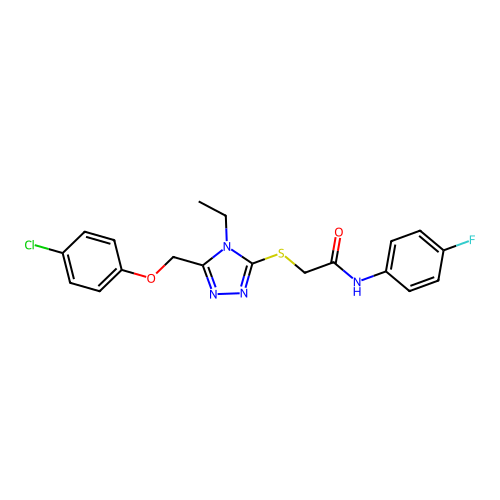 C19H18ClFN4O2S structure