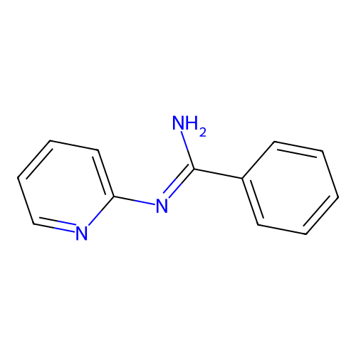 N-(pyridin-2-yl)benzimidamide structure