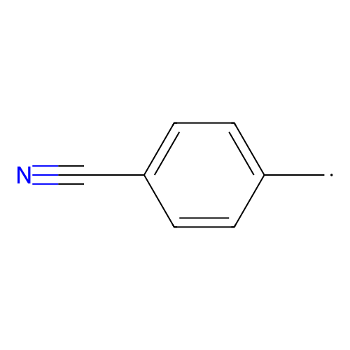 (4-Cyanophenyl)methyl structure