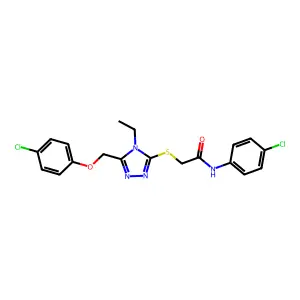 C19H18Cl2N4O2S structure