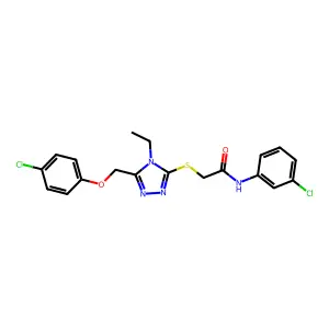 C19H18Cl2N4O2S structure