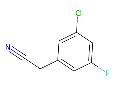 3-Chloro-5-fluorophenylacetonitrile structure