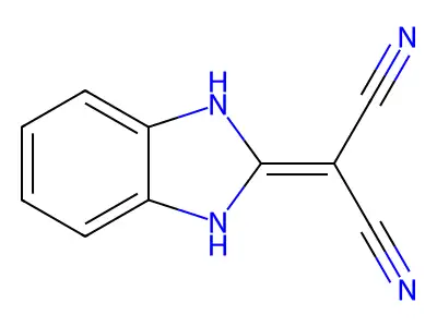 2-(1H-Benzo[d]imidazol-2(3H)-ylidene)malononitrile structure
