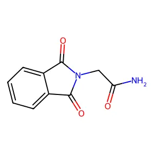 2-邻苯二甲酰亚胺基乙酰胺 structure