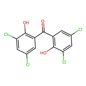 Bis(3,5-dichloro-2-hydroxyphenyl)methanone structure