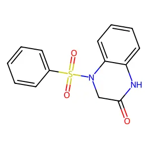 4-(Benzenesulfonyl)-1,3-dihydroquinoxalin-2-one structure