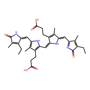 Mesobiliverdin structure