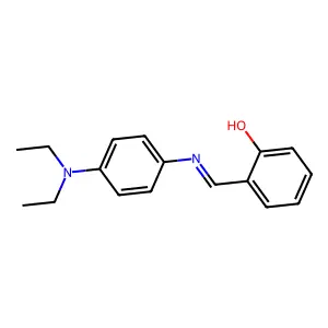 Phenol, 2-(4-diethylaminophenyliminomethyl)- structure